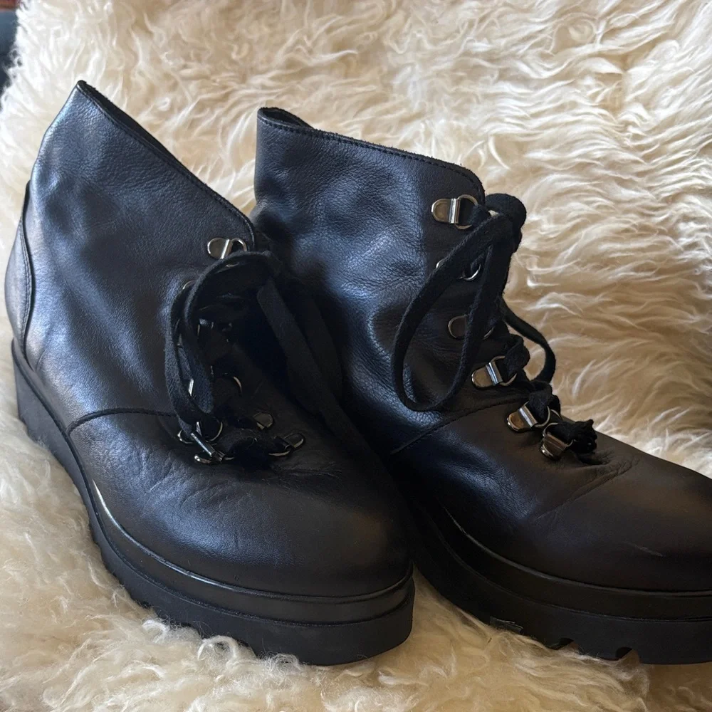 Barney’s New York Platform Combat Boots 8 (39)